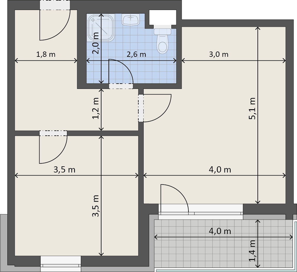 budova_b_patro_3_byt_5_rozmery