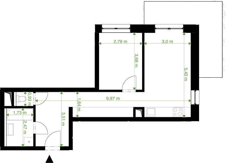budova_f_patro_2_byt_4_rozmery