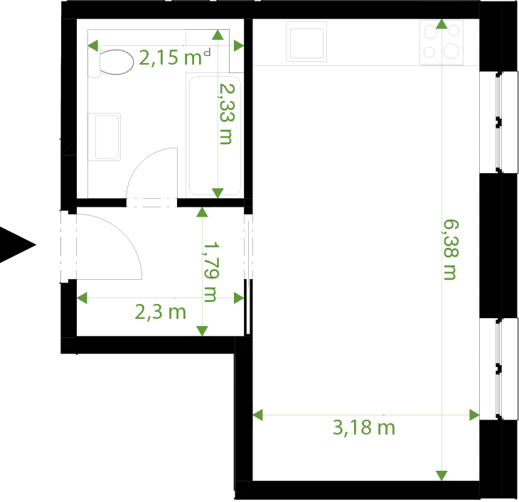 budova_h_patro_4_byt_8_rozmery